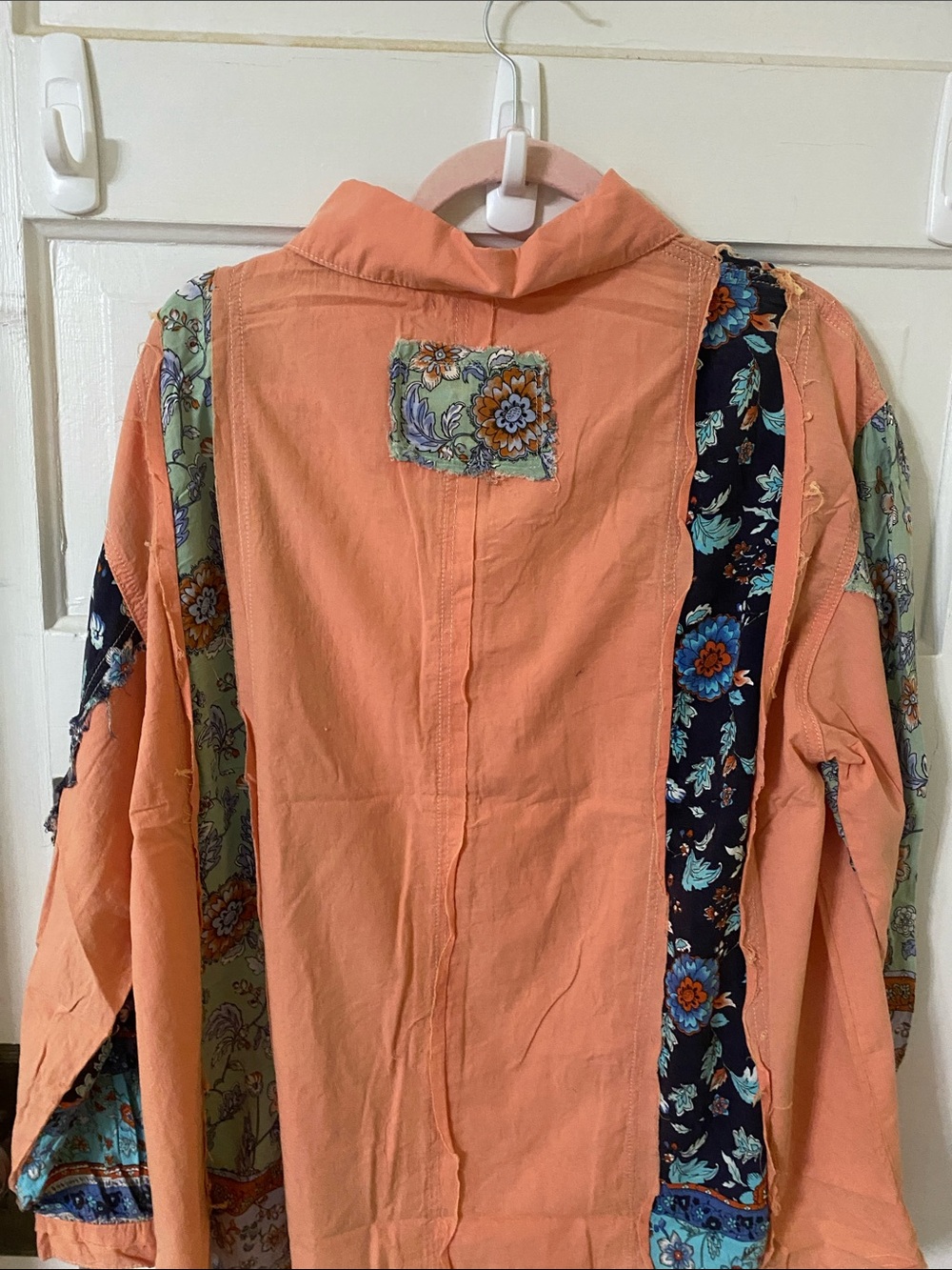 POL Boho Patchwork Button-Down Shirt - Picture 5 of 8